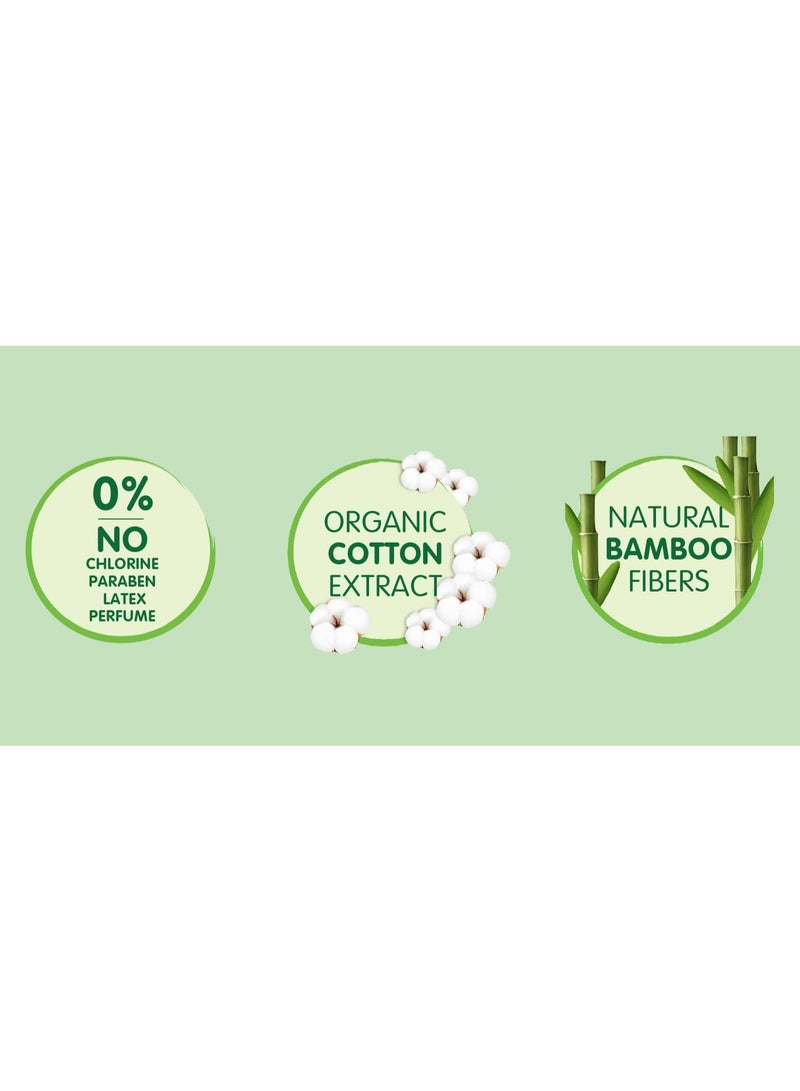 Bebem Natural Baby Diapers - Jumbo Economy Pack - Size 4 Maxi (Cotton Softness, Bamboo Absorption… 100% Natural Protection) - Image 2